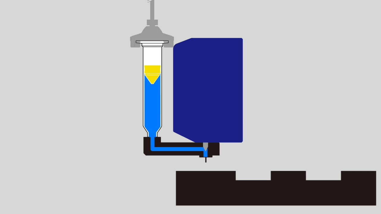 Luftpulsmethode (kontaktieren Typ